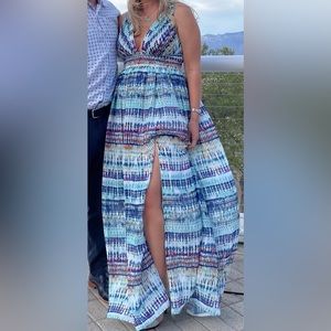 Aidan Mattox chiffon gown